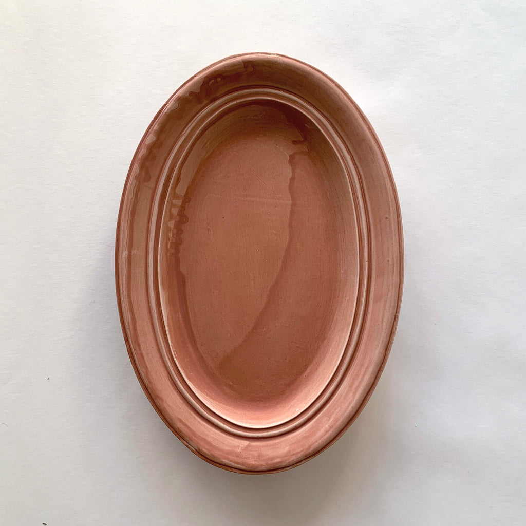 oval plate - L