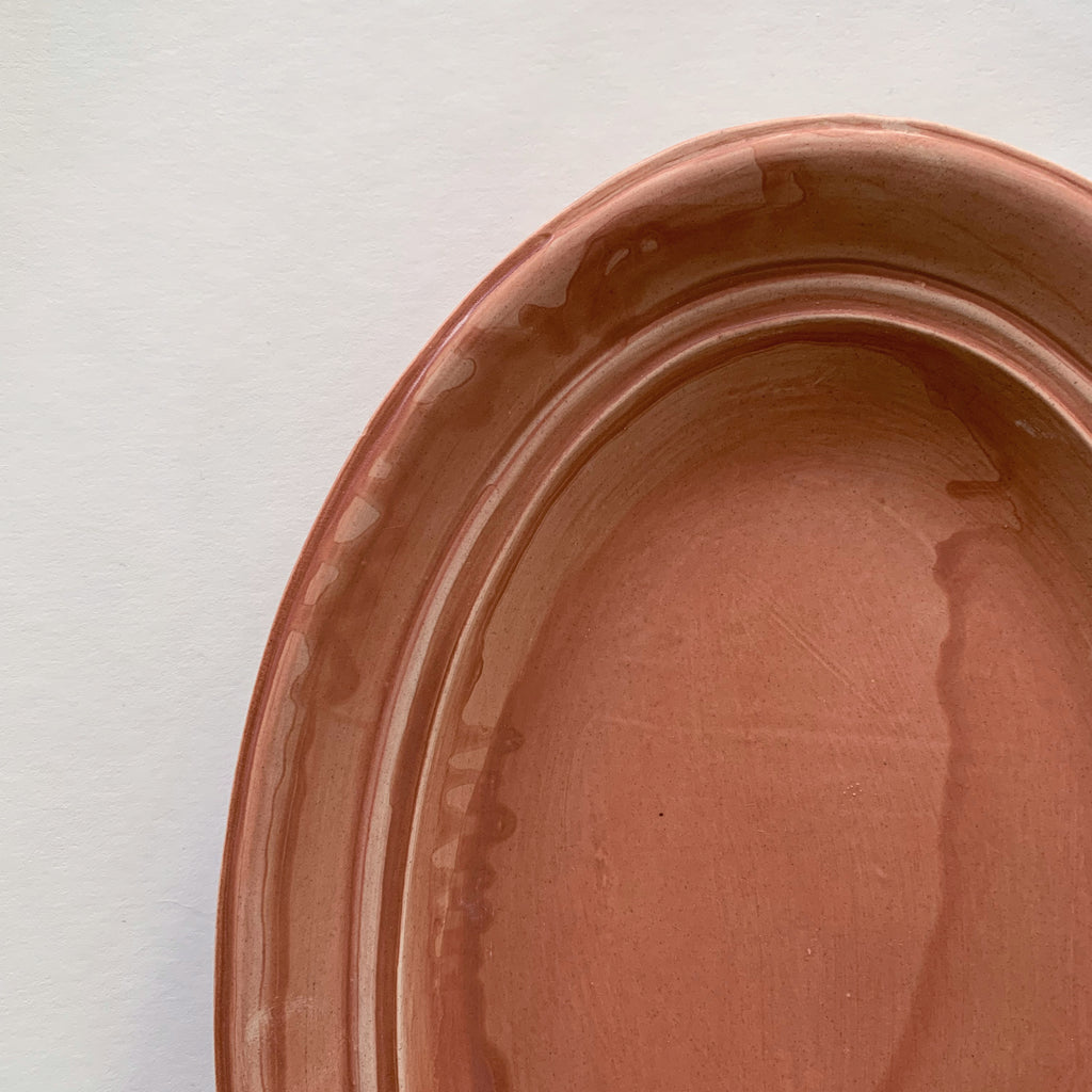 oval plate - L