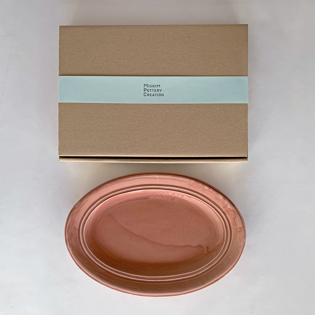 oval plate - L