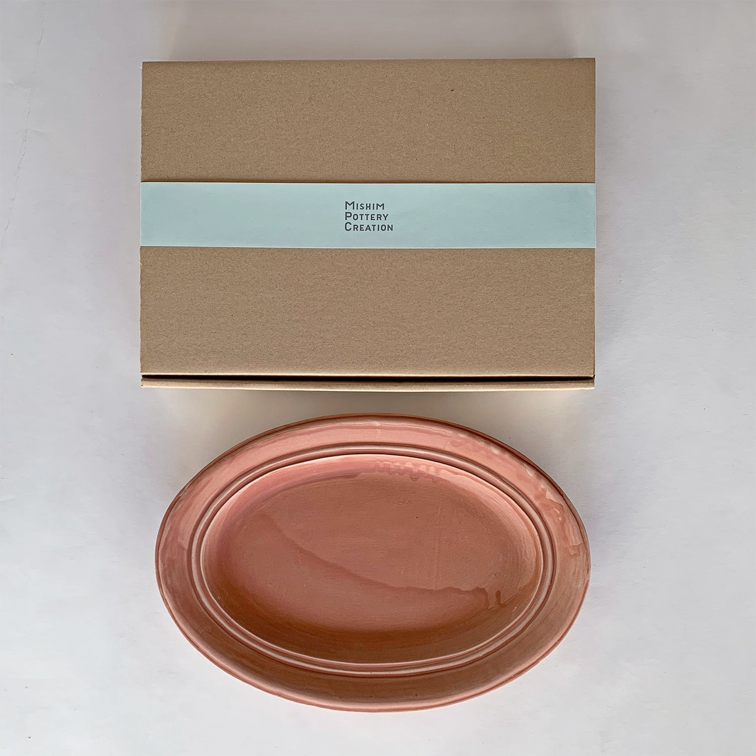 oval plate - L