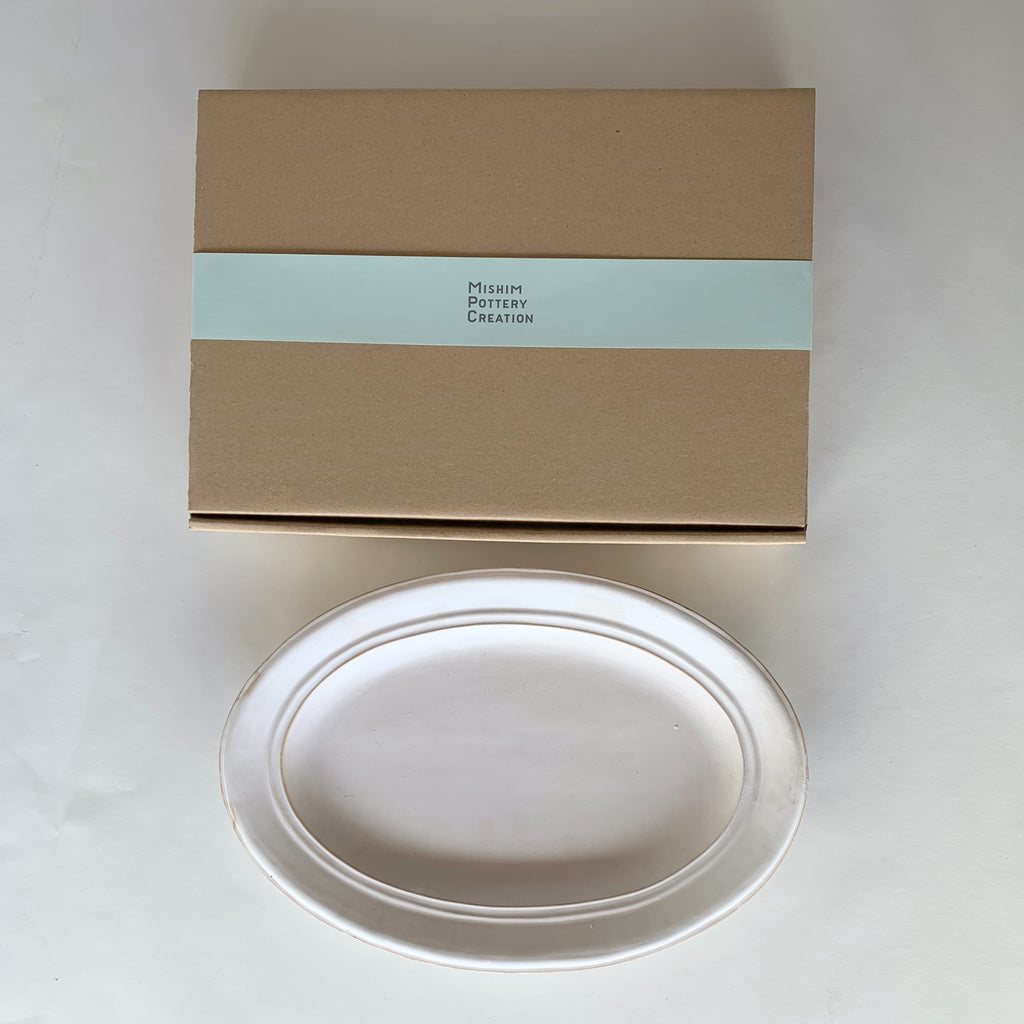 oval plate - L