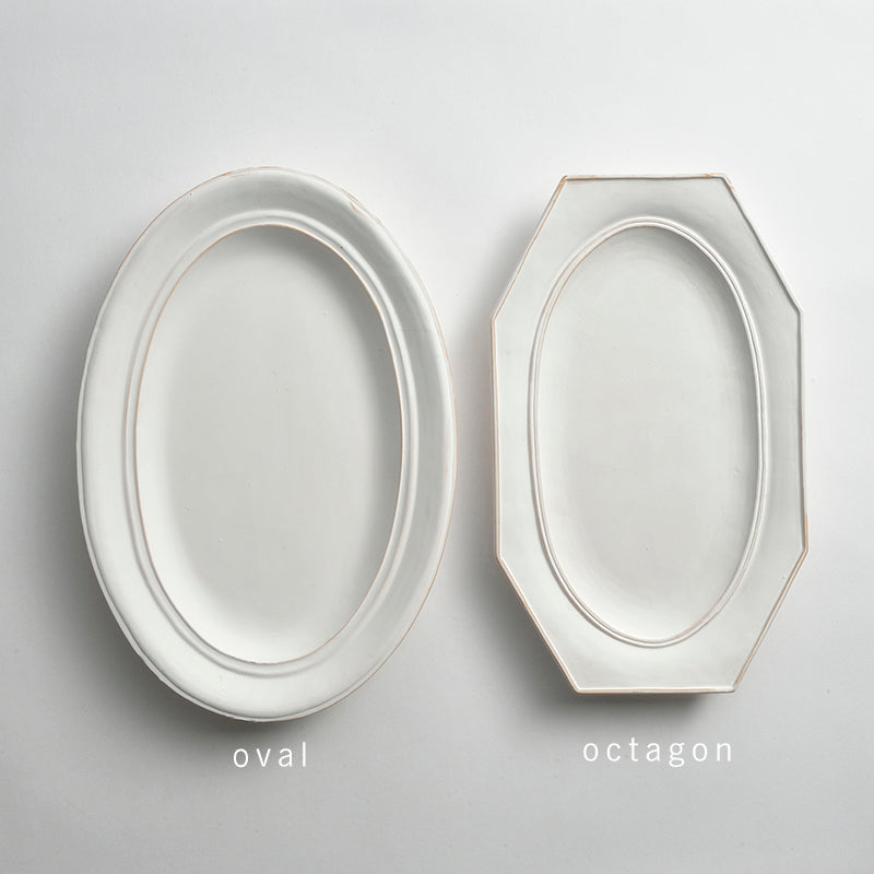 oval plate - L