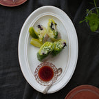 oval plate - L