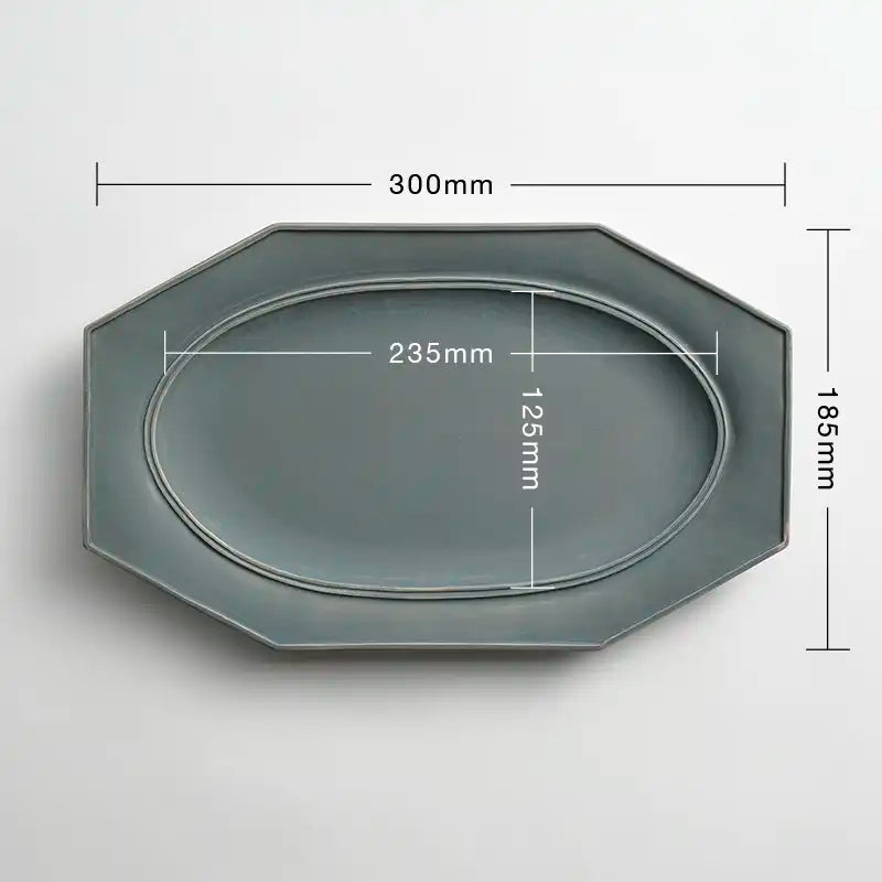 octagon plate - L