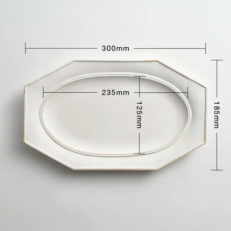 octagon plate - L