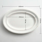 oval plate - L