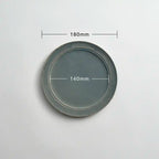 round plate - S
