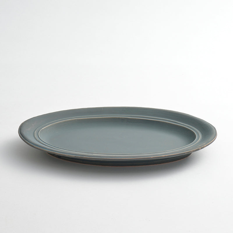 oval plate - L