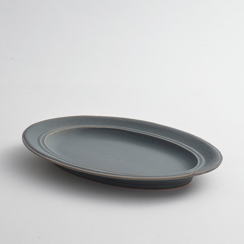 oval plate - L
