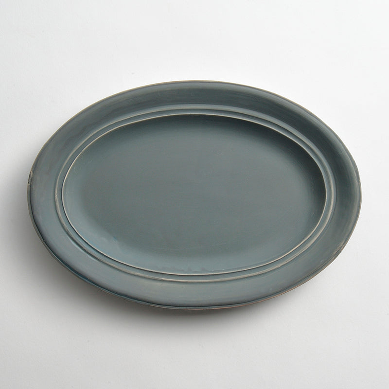 oval plate - L