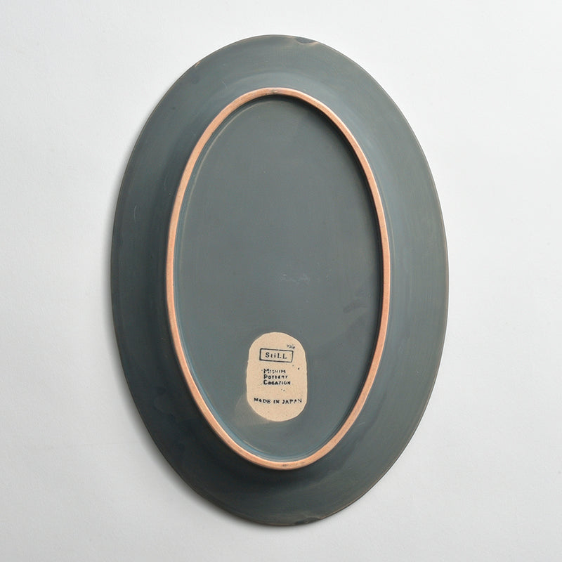 oval plate - L