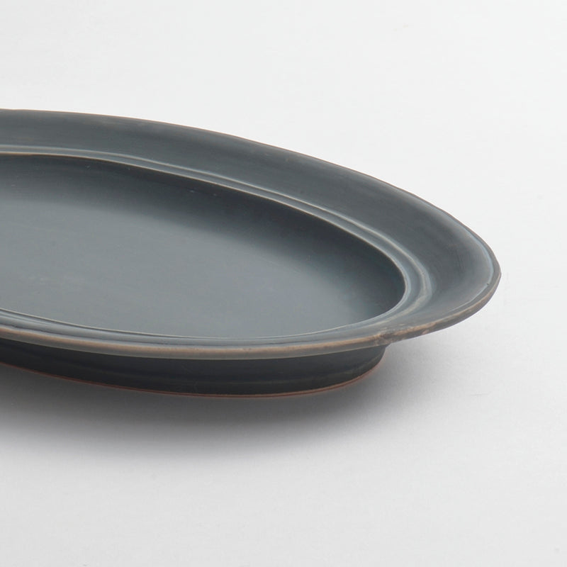 oval plate - L