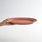 oval plate - L