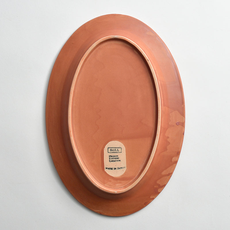oval plate - L
