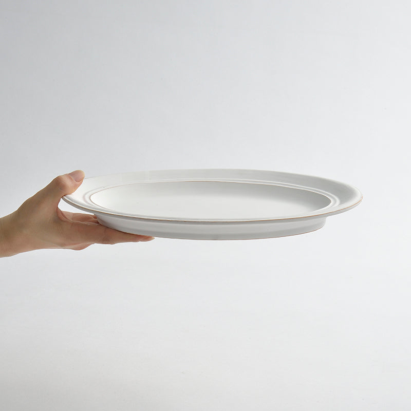 oval plate - L