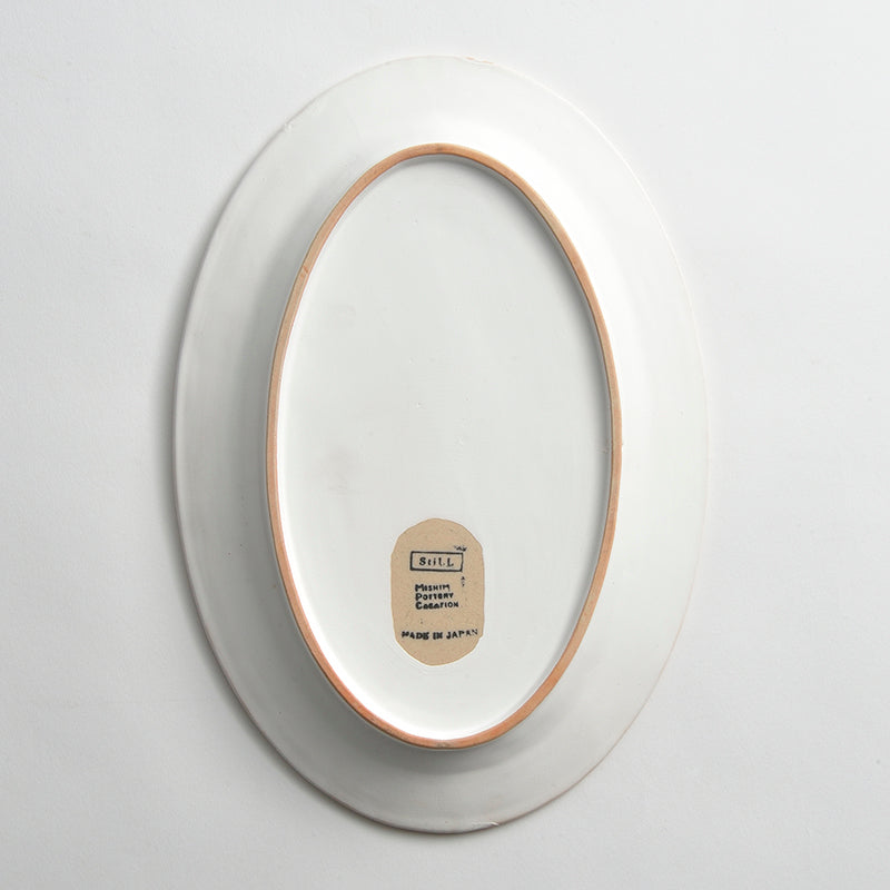 oval plate - L