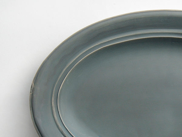 oval plate - L