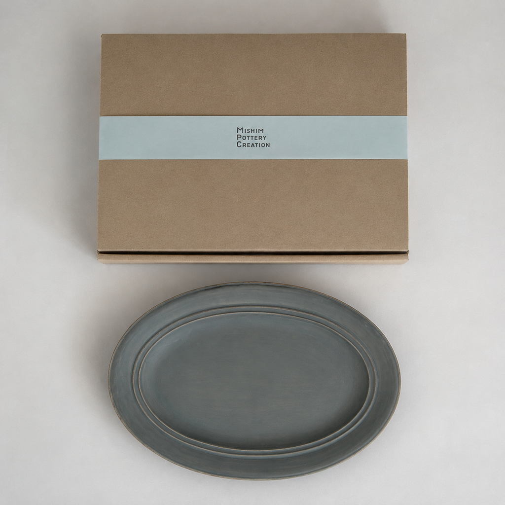 oval plate - L
