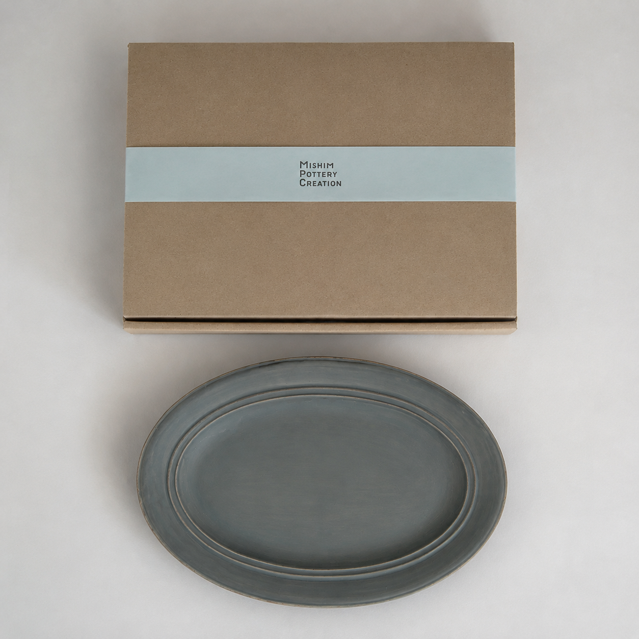 oval plate - L