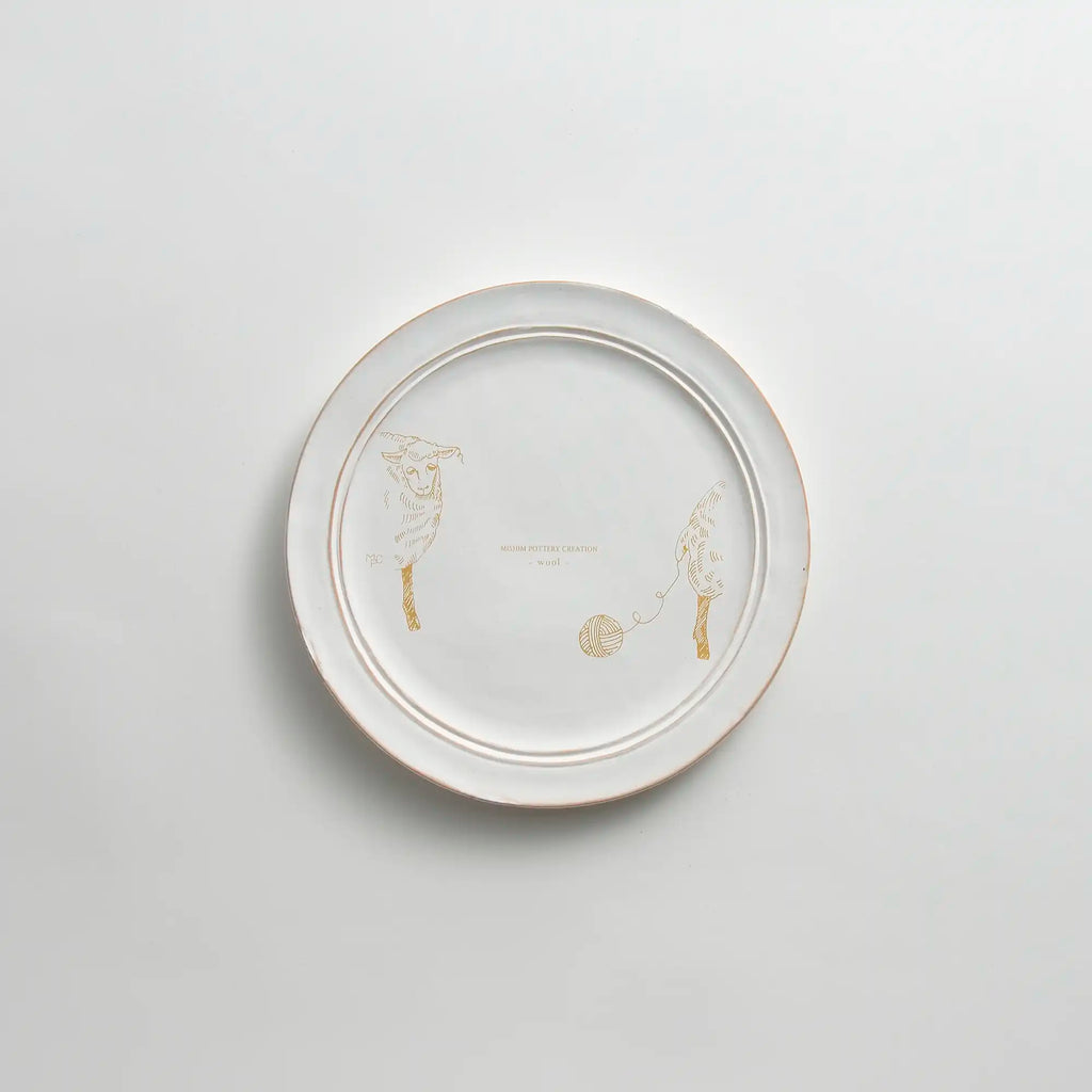 round plate S - hitsuji 2027