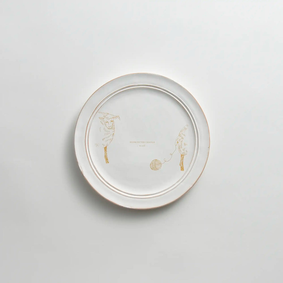 round plate S - hitsuji 2027
