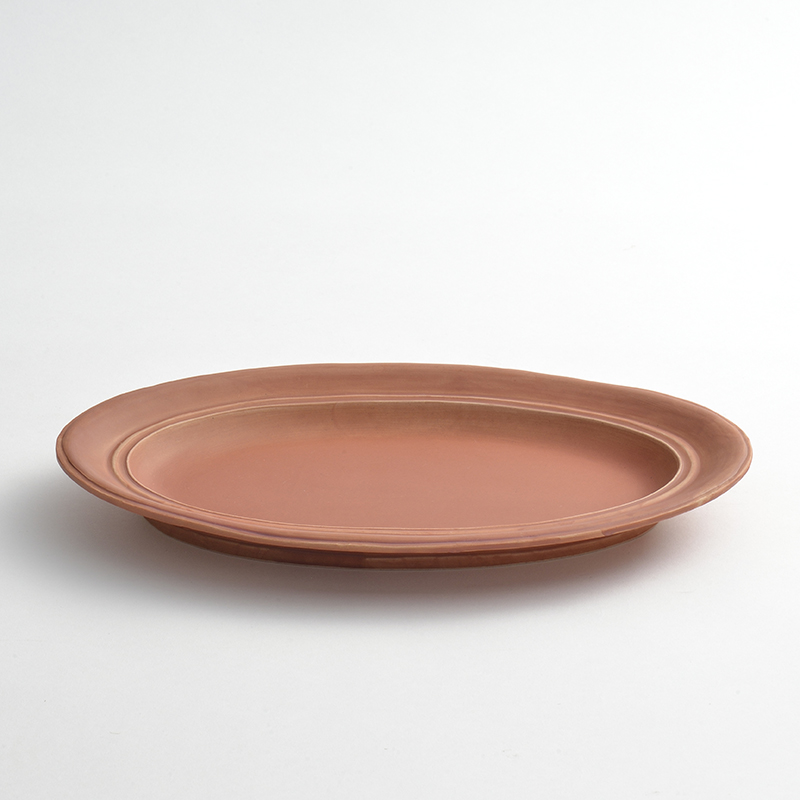 oval plate L[薄緋]