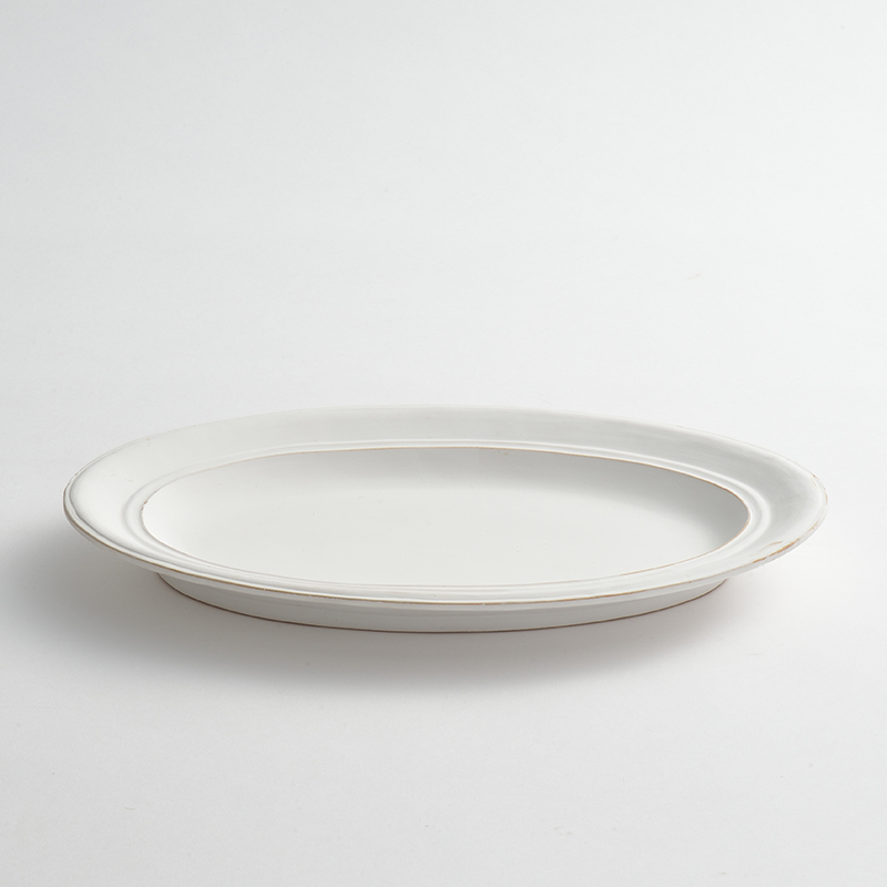 oval plate L[胡粉]