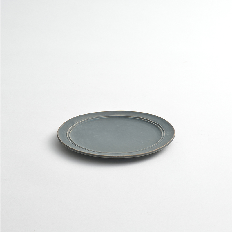 round plate S[藍墨茶]